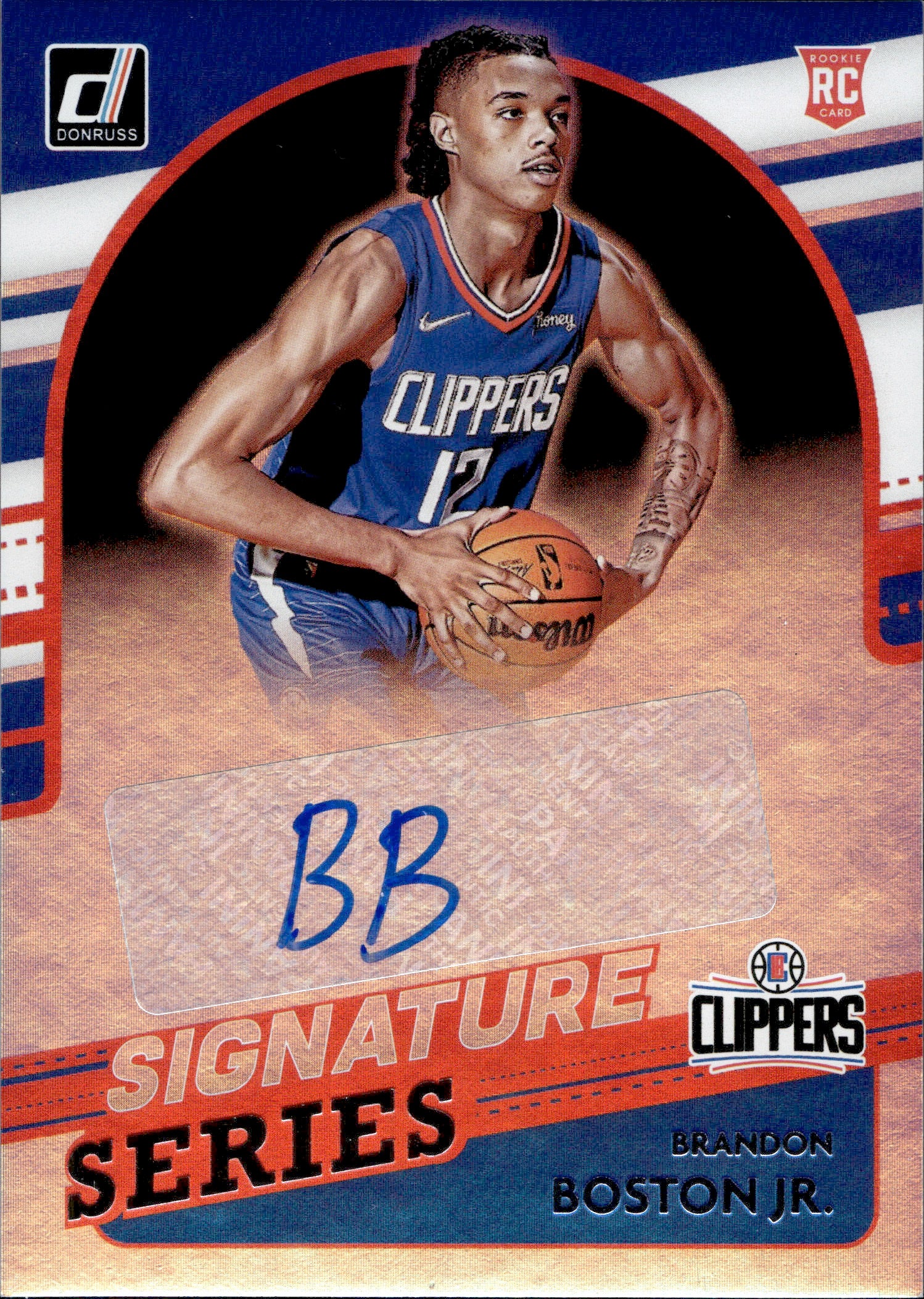 2021-22 Brandon Boston Jr. Panini Donruss SIGNATURE SERIES