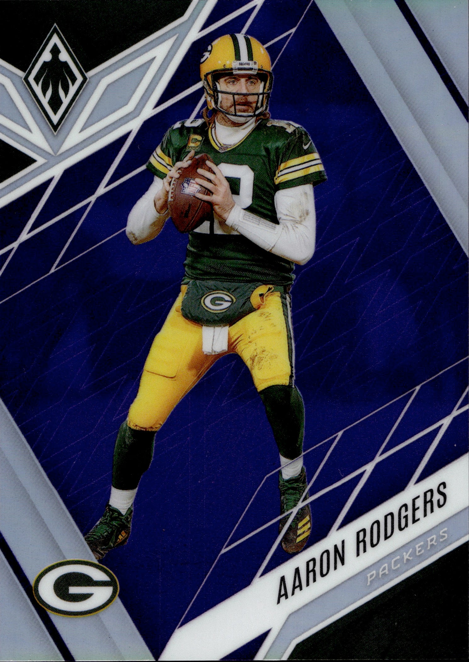 Aaron Rodgers 2020 Panini Origins Purple Football Card #27