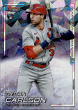 2021 Dylan Carlson Bowman's Best ROOKIE CRAFTSMANSHIP ATOMIC REFRACTOR RC #RC-2 St. Louis Cardinals