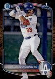 2025 Eduardo Quintero Bowman Chome 1ST BOWMAN REPTILIAN REFRACTOR #BDC-115 Los Angeles Dodgers