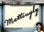 2012 Don Mattingly Topps Series 1 HISTORICAL STITCHES PATCH New York Yankees #HS-DM