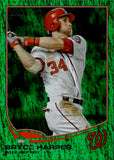 2013 Bryce Harper Topps EMERALD FOIL #369 Washington Nationals