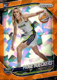 2025 Paige Bueckers Panini Prizm WNBA ROOKIE VARIATION ORANGE ICE PRIZM #147 Dallas Wings