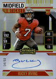 2024 Bucky Irving Panini Contenders ROOKIE MIDFIELD TICKET AUTO 14/50 AUTOGRAPH RC #122 Tampa Bay Buccaneers