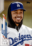 2020 Mookie Betts Topps Series 2 SP VARIATION #410 Los Angeles Dodgers