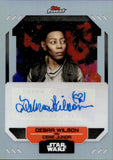 2023 Deborah Wilson as Cere Junda Autograph Topps Star Wars Finest FA-DW AUTO 1