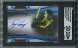 2021 Taylor Gray as Ezra Bridger Topps Star Wars Masterwork BLUE FOIL AUTO 98/99 AUTOGRAPH SGC 10/10 #MWA-TG