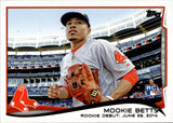 2014 Mookie Betts Topps Update ROOKIE RC #US-301 Boston Red Sox 3