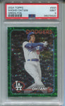 2024 Shohei Ohtani Topps Series 2 GREEN FOIL 153/499 PSA 9 #500 Los Angeles Dodgers 9420