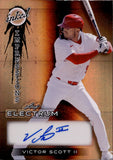 2024 Victor Scott II Leaf Electrum INKED IMPRESSIONS ROOKIE AUTO 8/49 St. Louis Cardinals #II-VS1