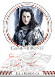 2022 Ellie Kendrick as Meera Reed Rittenhouse Game of Thrones Volume 2 RED INK AUTO AUTOGRAPH #_ELKE 2