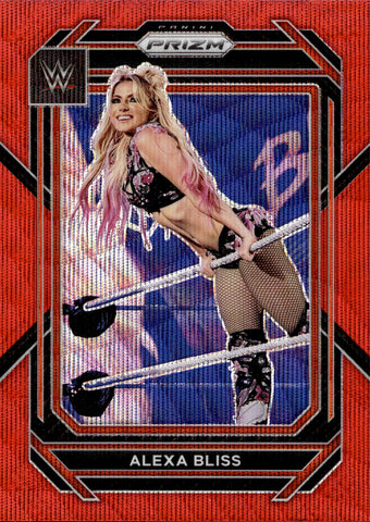 2023 Alexa Bliss Panini Prizm WWE RUBY WAVE PRIZM #139 Monday Night Raw