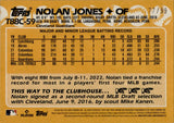 2023 Nolan Jones Topps 1988 DESIGN ROOKIE GREEN MOJO 77/99 RC #T88C-59 Cleveland Guardians