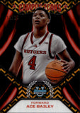 2024-25 Ace Bailey Bowman Chrome University CAMPUS ICONS BLACK & GOLD STEALTH REFRACTOR ROOKIE 13/24 Rutgers #CI-2