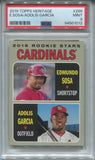 2015 Edmundo Sosa Adolis Garcia Topps Heritage ROOKIE STARS PSA 9 #286 St. Louis Cardinals 1012