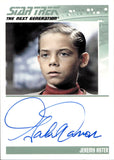 2011 Gabriel Damon as Jeremy Aster Rittenhouse The Complete Star Trek: The Next Generation Series 1 AUTO AUTOGRAPH #_GADA The Bonding