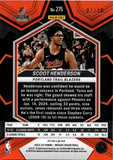 2023-24 Scoot Henderson Panini Mosaic PINK FLUORESCENT CITY EDITION 07/10 #275 Portland Trail Blazers