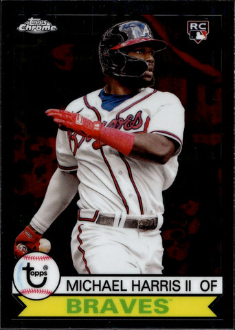 2023 Michael Harris II Topps Chrome ROOKIE Lids Mitchell & Ness 1979 DESIGN RC #79-1 Atlanta Braves