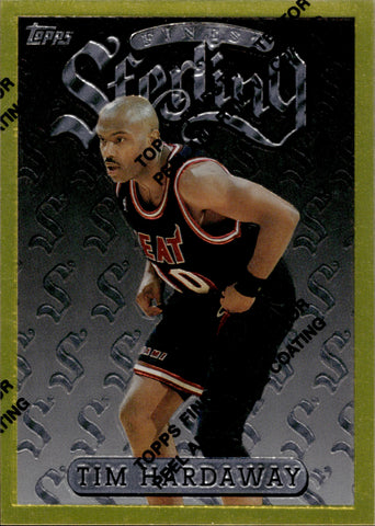 1996-97 Tim Hardaway Topps Finest RARE GOLD #278 Miami Heat