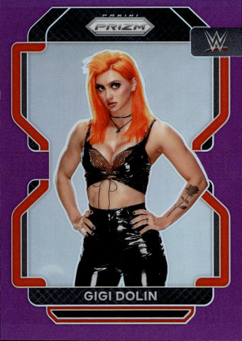 2022 Gigi Dolin Panini Prizm WWE PURPLE 037/149 #130 NXT