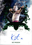 2025 Kit Wilson Topps Royalty WWE EMERALD GREEN AUTO 3/5 AUTOGRAPH #RAU-KWI Friday Night Smackdown