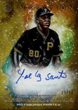 2022 Yordany De Los Santos Bowman Inception GOLD PRIMORDIAL PROSPECT AUTO 09/50 AUTOGRAPH #PPA-YD Pittsburgh Pirates