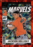 2024 Jackson Holliday Panini Donruss ROOKIE DIAMOND MARVELS RED CRACKED ICE 109/149 RC #5 Baltimore Orioles