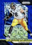 2018 Alejandro Villanueva Panini Prizm BLUE SCOPE 06/99 #37 Pittsburgh Steelers