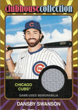 2024 Dansby Swanson Topps Heritage GOLD CLUBHOUSE COLLECTION JERSEY 40/99 RELIC #CCR-DS Chicago Cubs *NRMT Edges*