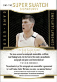 2024 Tyler Herro Leaf In the Game Used RAINBOW FOIL SUPER SWATCH SIGNATURES JUMBO JERSEY AUTO 05/15 AUTOGRAPH RELIC #SWS-TH1 Miami Heat