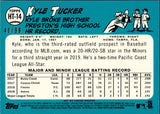 2019 Kyle Tucker Topps Gallery HERITAGE BLUE BORDER ROOKIE 40/99 RC #HT-14 Houston Astros