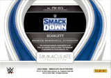 2023 Scarlett Panini Immaculate WWE PREMIUM JUMBO SHIRT AUTO 78/99 AUTOGRAPH RELIC #PM-SL Friday Night Smackdown
