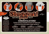 2024 Fred McGriff Harold Baines Juan Gonzalez Andres Galarraga Leaf Lumber SLUGGERS! QUAD BAT 15/15 RELIC Braves White Sox Rangers Rockies
