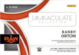 2022 Randy Orton Panini Immaculate WWE IMMACULATE STANDARD JUMBO MAT 21/99 RELIC #IS-ROR Monday NIght Raw