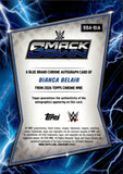2026 Bianca Belair Topps Chrome WWE GREEN REFRACTOR BLUE BRAND AUTO 92/99 AUTOGRAPH #BBA-BB Friday Night Smackdown