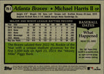 2023 Michael Harris II Topps Chrome ROOKIE Lids Mitchell & Ness 1979 DESIGN RC #79-1 Atlanta Braves