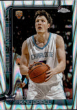 2025-26 Kon Knueppel Topps Chrome ROOKIE RAYWAVE REFRACTOR RC #254 Charlotte Hornets