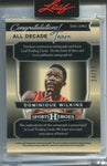 2025 Dominique Wilkins Leaf Sports Heroes ALL DECADE TEAM CRACKED ICE AUTO 34/25 AUTOGRAPH #D80A-DW1 Atlanta Hawks HOF