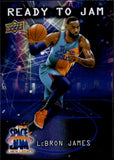 2021 LeBron James Upper Deck Space Jam A New Legacy READY TO JAM BLUE 749/799 #RJ-1 Tune Squad