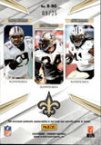 2024 Alvin Kamara Ricky Williams Dalton Hilliard Panini Phoenix REGENERATION GREEN TRIPLE PATCH 09/25 RELIC #R-NO New Orleans Saints