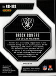 2024 Brock Bowers Panini Prizm ROOKIE GEAR NEON GREEN PULSAR JERSEY Las Vegas Raiders #RG-BBS