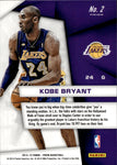2014-15 Kobe Bryant Panini Prizm HOLO SILVER SUPERSTARS #2 Los Angeles Lakers HOF