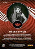 2023 Becky Lynch Panini Chronicles ILLUSIONS PURPLE 05/49 #260 Monday Night Raw
