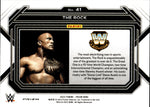 2023 The Rock Panini Prizm WWE HOLO SILVER #41 WWE Legend