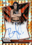 2026 Bayley Topps Chrome WWE ORANGE GEOMETRIC RED BRAND AUTO 14/25 AUTOGRAPH #RBA-BAY Monday Night Raw