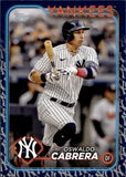 2024 Oswaldo Cabrera Topps Series 2 TEAM COLOR BORDER VARIATION #479 New York Yankees