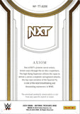 2024 Axiom Relic Panini National Treasures WWE Treasured Threads Holo Silver 17/25 #TT-AXM NXT
