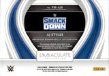 2023 AJ Styles Panini Immaculate WWE PREMIUM JUMBO SHIRT AUTO 60/99 AUTOGRAPH RELIC #PM-AJS Friday Night Smackdown