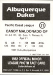 1982 Albuquerque Dukes TCMA COMPLETE 27 CARD SET W/ John Franco & Orel Hershiser #1-27