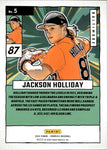 2024 Jackson Holliday Panini Donruss ROOKIE DIAMOND MARVELS RED CRACKED ICE 109/149 RC #5 Baltimore Orioles